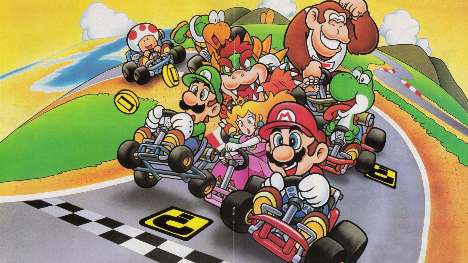 Super Mario Kart Wallpaper - WallpaperSafari