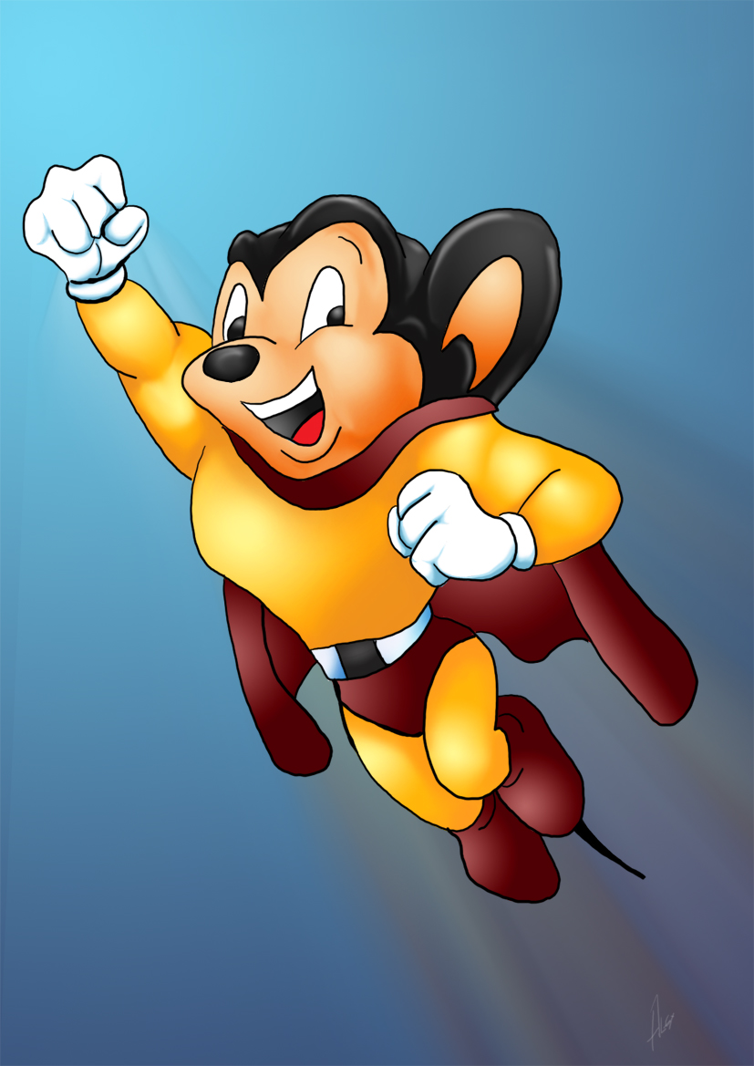 mighty mouse clip art free - photo #39