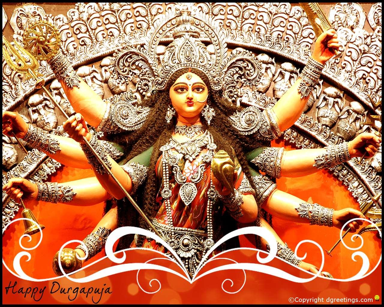 God Durga HD Wallpaper - WallpaperSafari