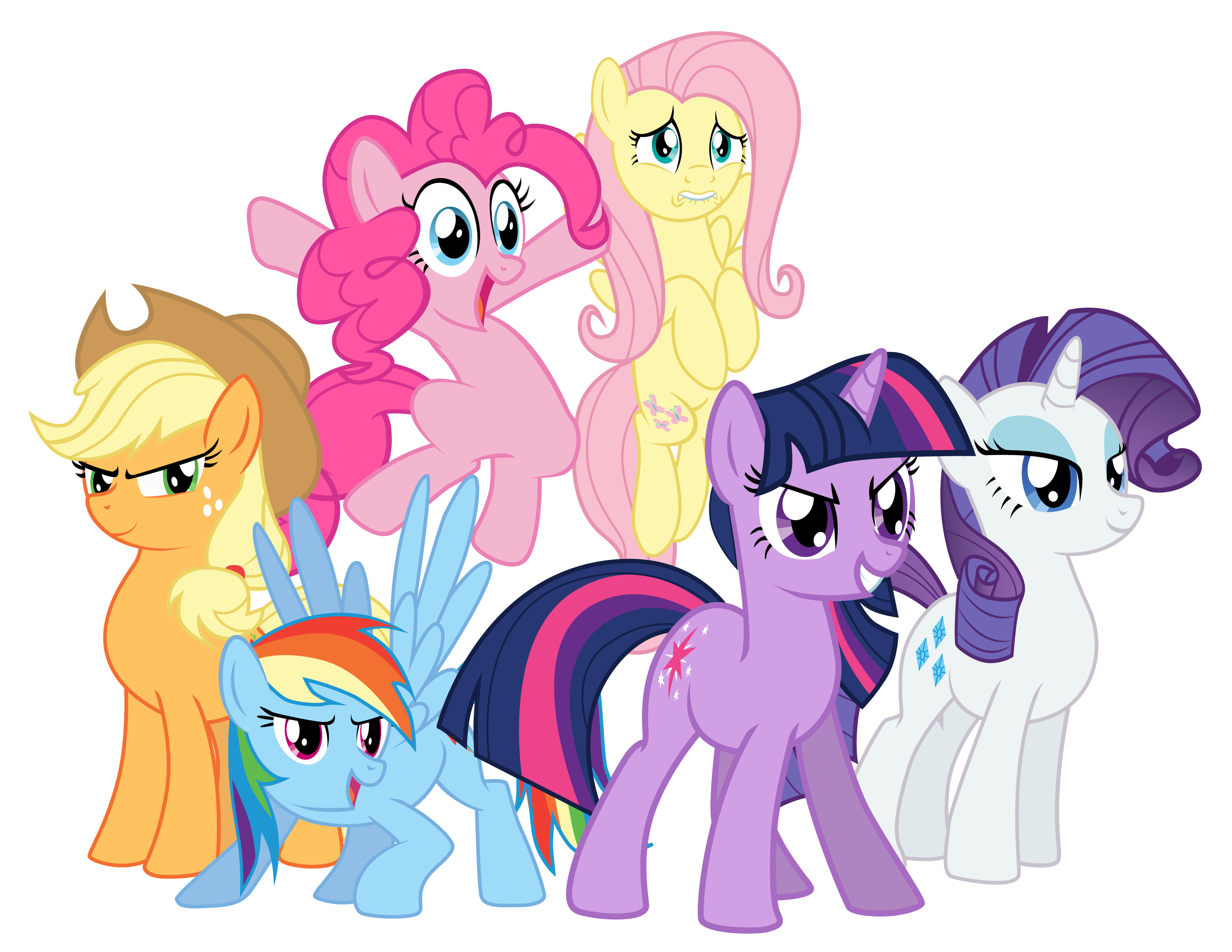 MLP Mane Six Wallpapers - WallpaperSafari