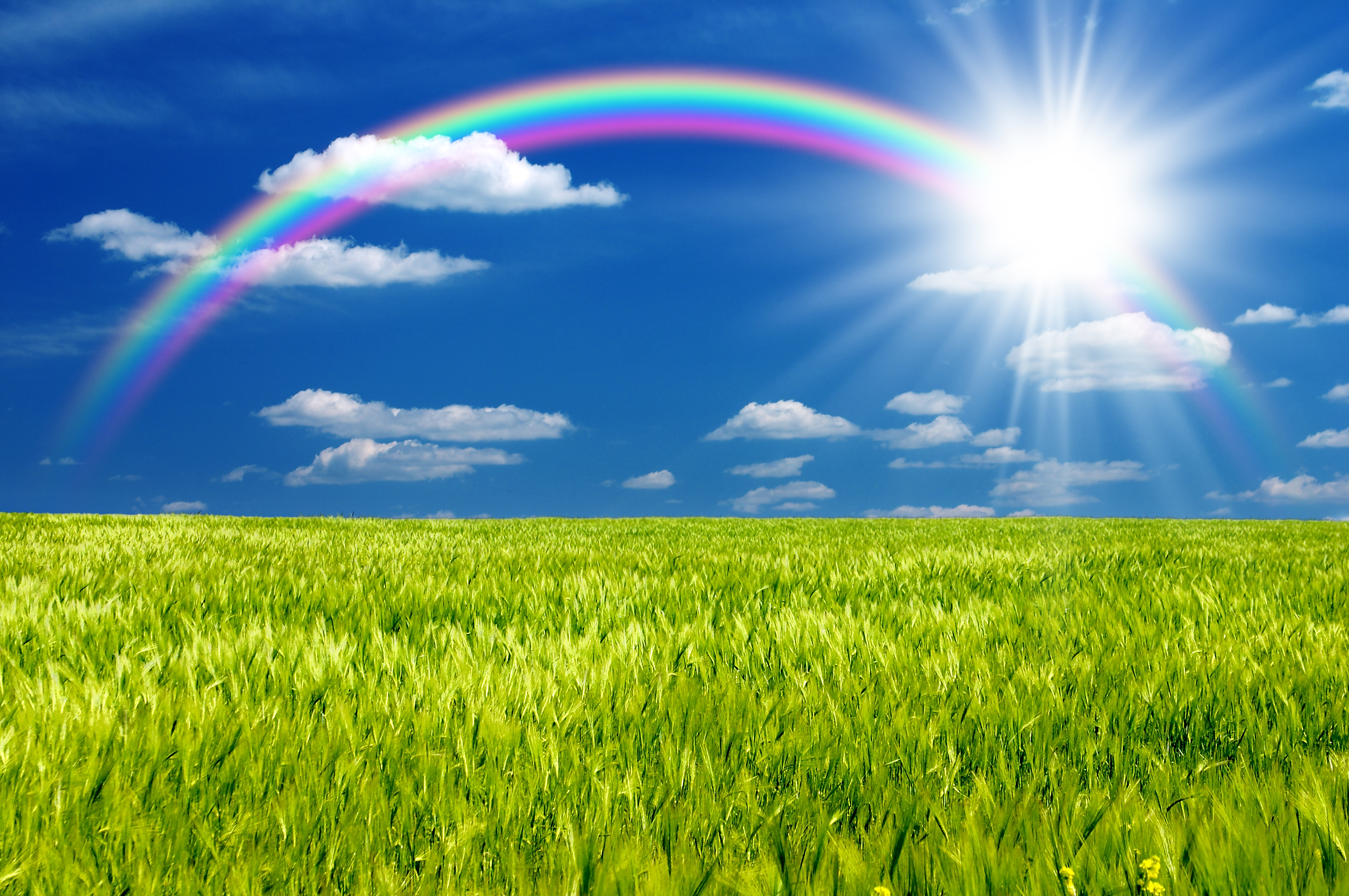 Rainbow Sunshine Wallpapers - WallpaperSafari