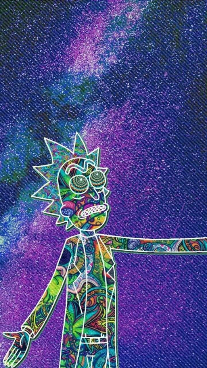 Trippy Stoned Rick And Morty Drawings Img Abia