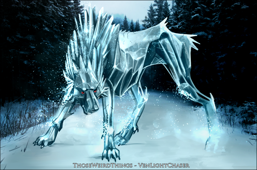 Ice Wolf Wallpaper - WallpaperSafari