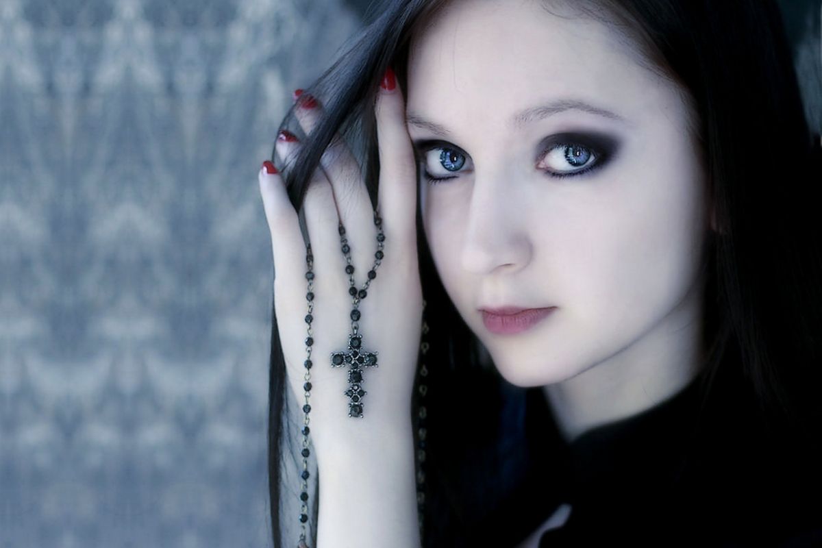 Gothic Girl Wallpaper Wallpapersafari 46842 Hot Sex Picture