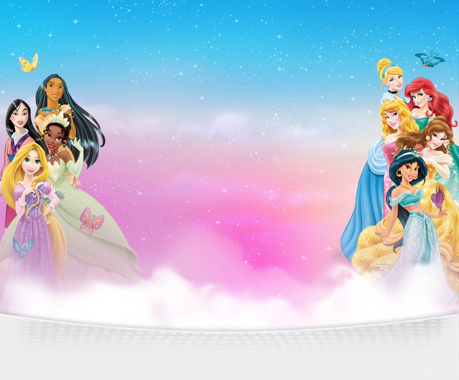 Disney Princess Backgrounds Wallpapersafari 