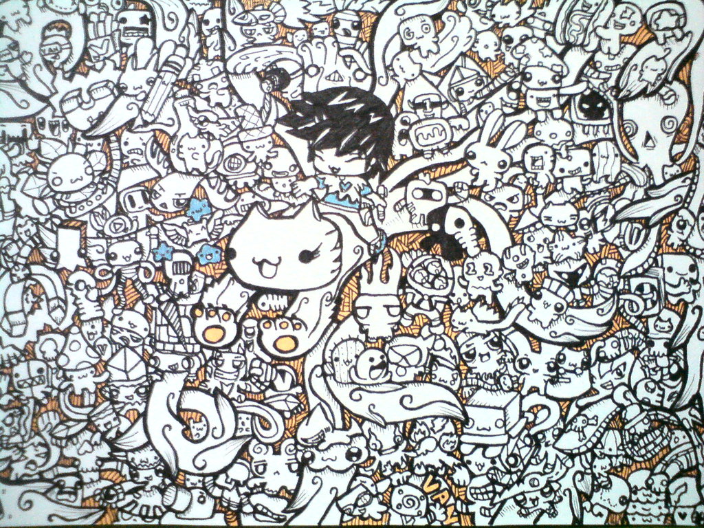Cute Wallpaper Doodle - WallpaperSafari