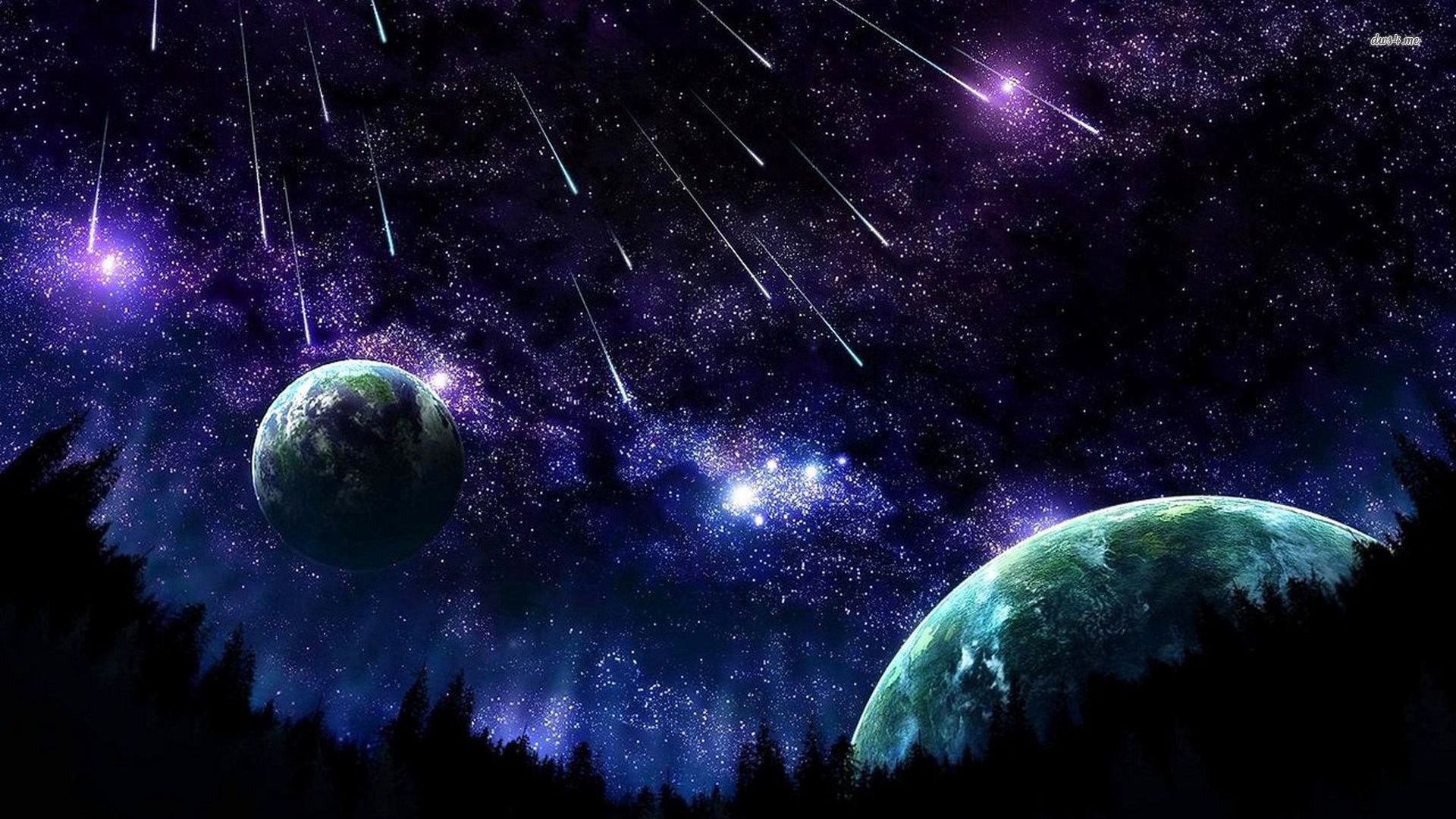 Beautiful Night Sky Wallpaper - WallpaperSafari