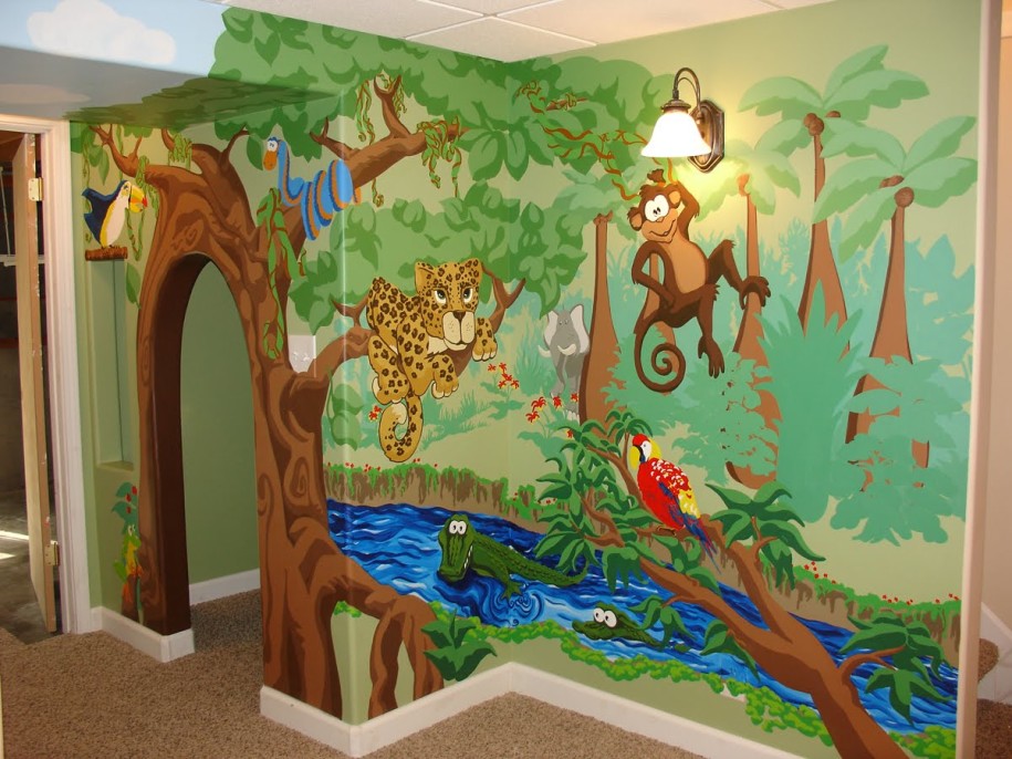 Jungle Theme Wallpaper for Kids - WallpaperSafari