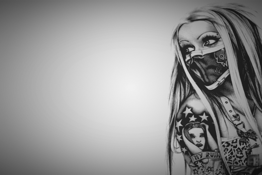 Tattoo Girl Wallpaper HD - WallpaperSafari