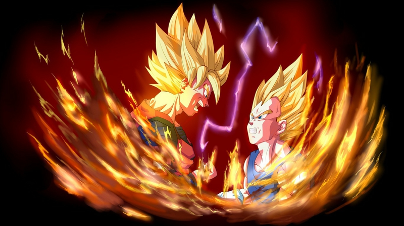 Goku vs Vegeta Wallpaper - WallpaperSafari