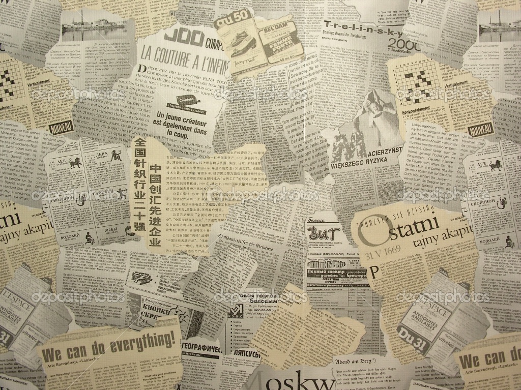 Newspaper as Wallpaper - WallpaperSafari