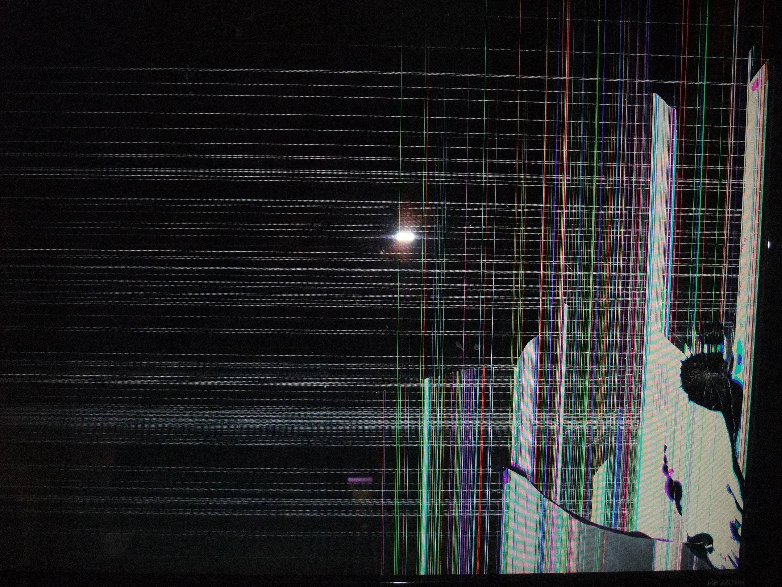 Broken TV Screen Wallpaper - WallpaperSafari