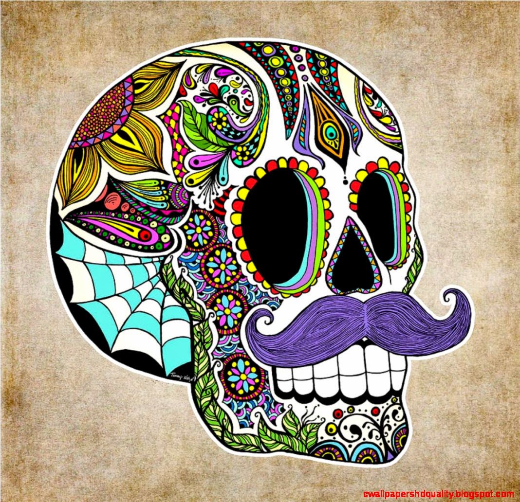 HD Sugar Skull Wallpaper WallpaperSafari