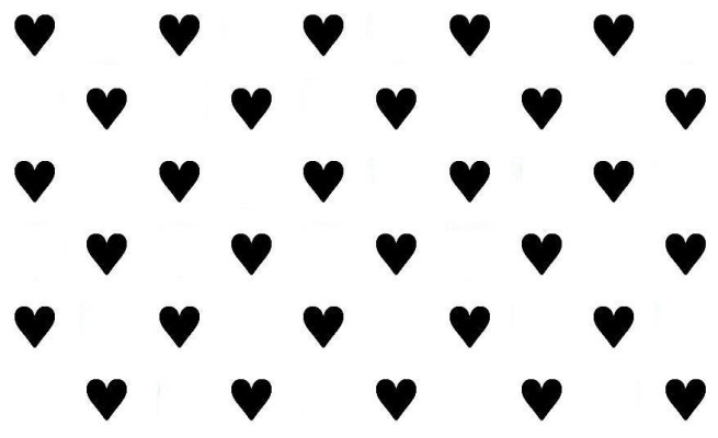 Black And White Heart Wallpaper