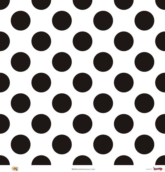 free black and white polka dot clip art - photo #39