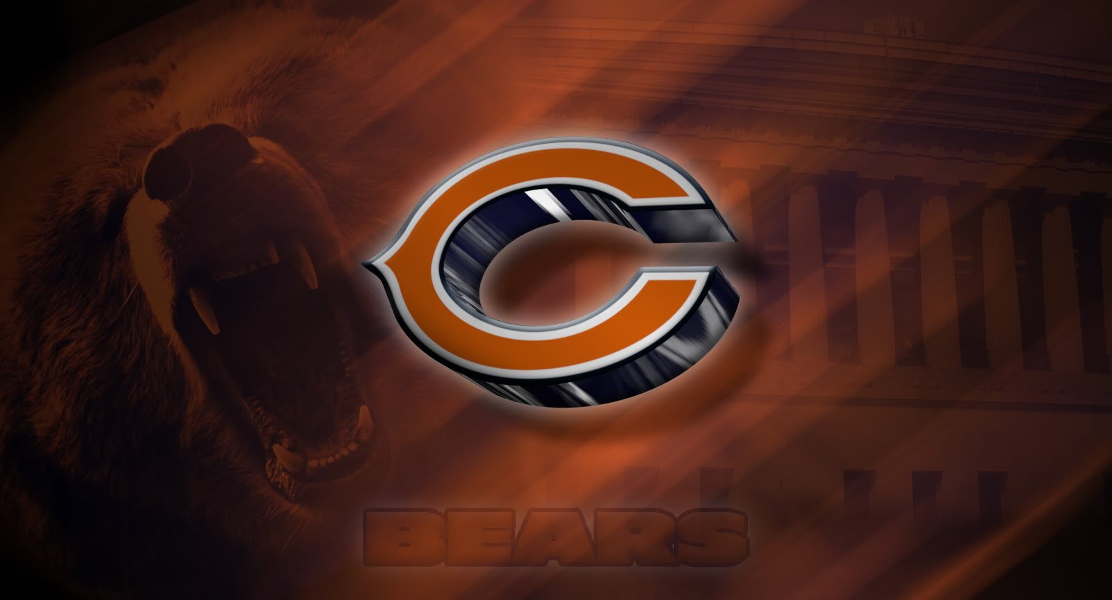 Chicago Bears Logo Wallpaper - WallpaperSafari