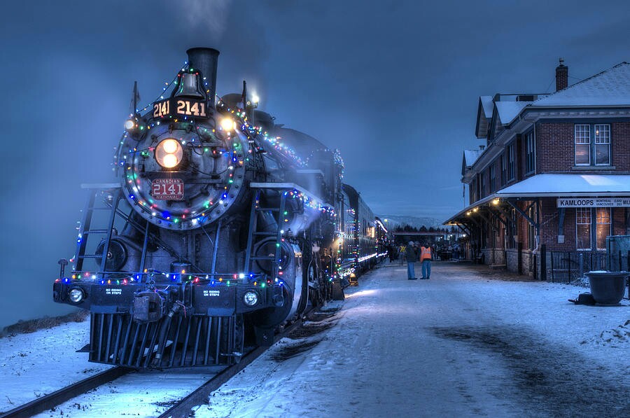 Christmas Train Wallpaper for Desktop - WallpaperSafari