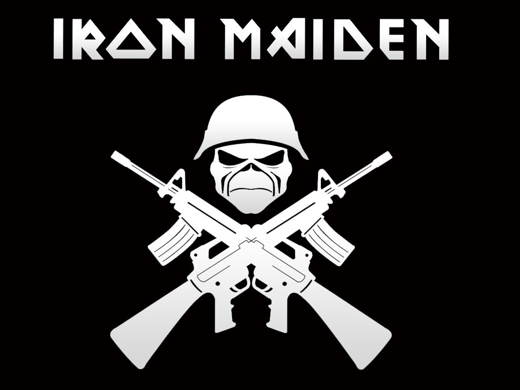 Iron Maiden Logo Wallpaper - WallpaperSafari