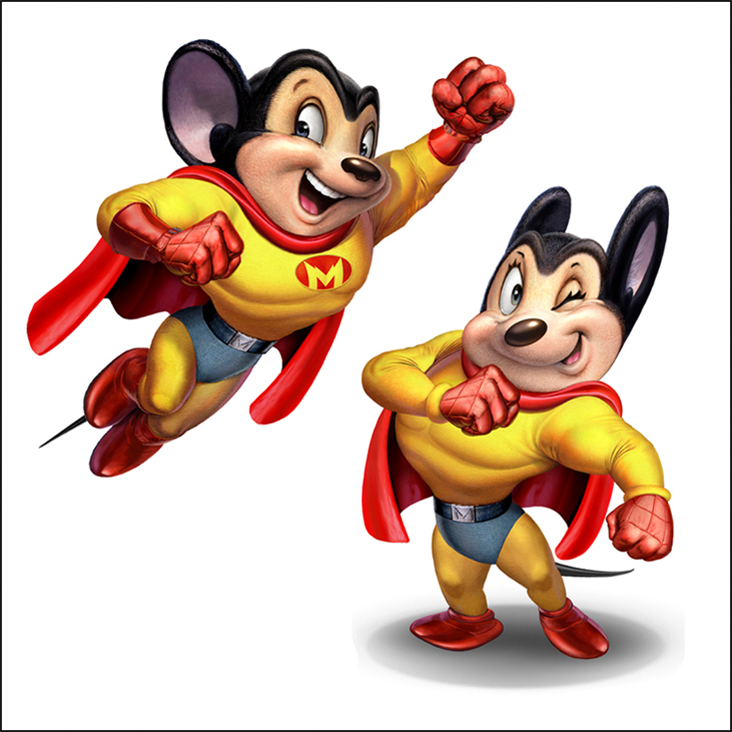 clip art mighty mouse - photo #31