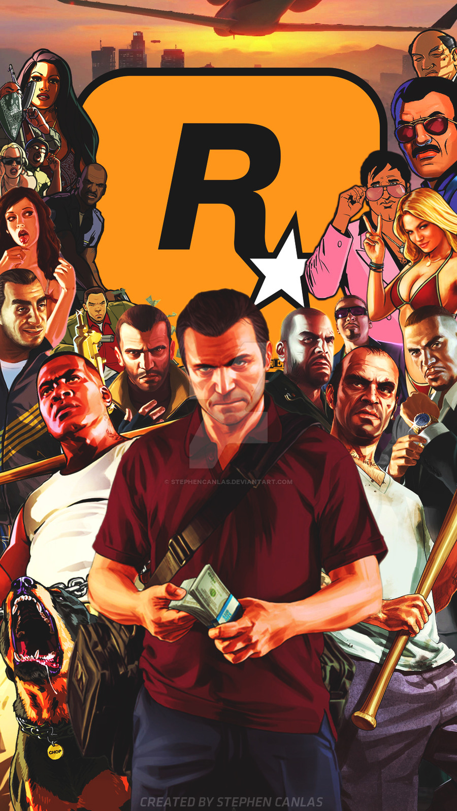 GTA 5 Online Wallpaper for iPhone