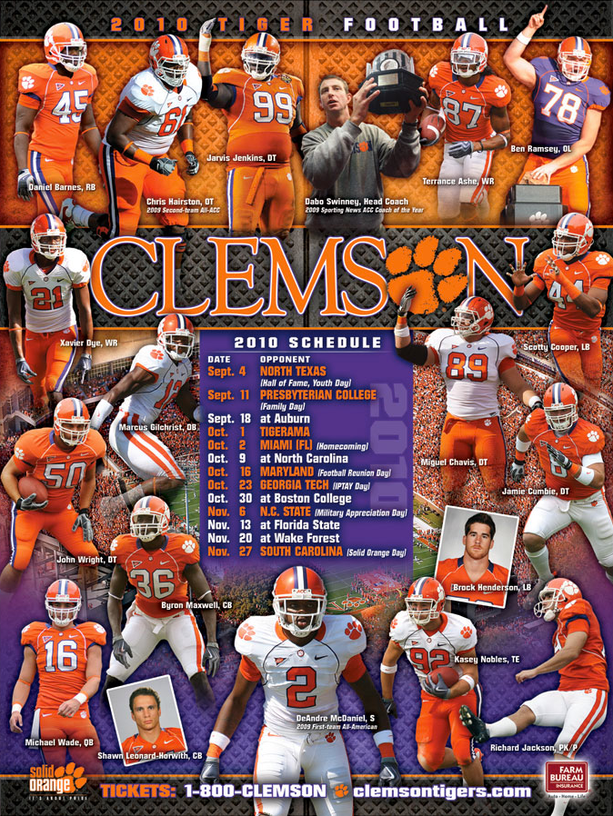 Clemson Football Schedule Wallpaper - WallpaperSafari