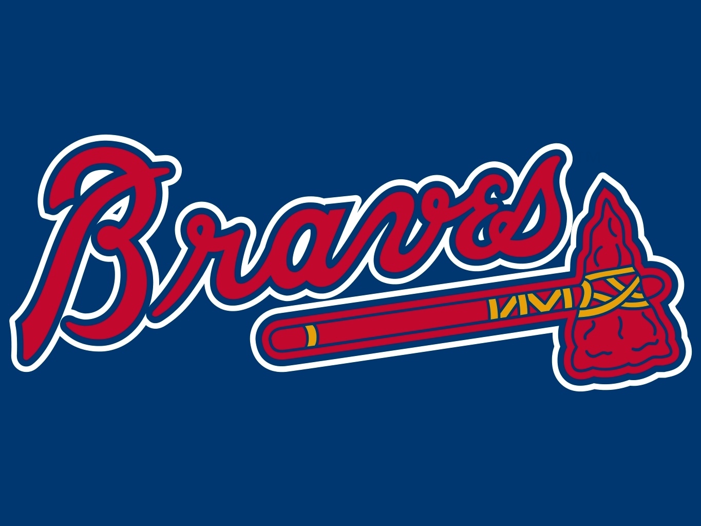 Atlanta Braves Logo Wallpaper WallpaperSafari