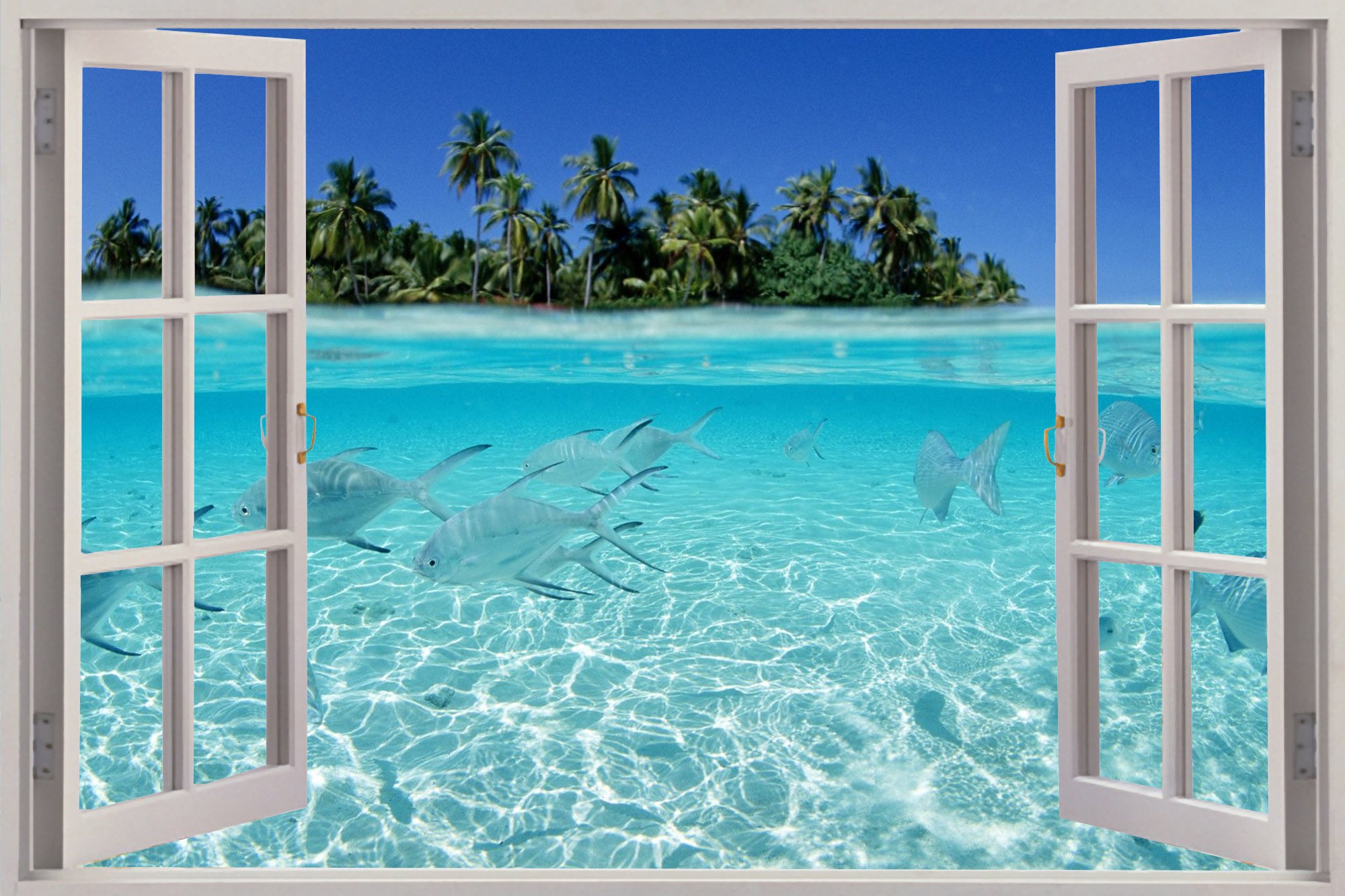 Beach Window Wallpaper - WallpaperSafari