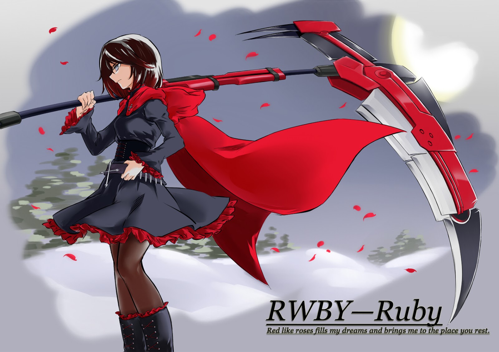 Red and Black Anime Wallpaper - WallpaperSafari