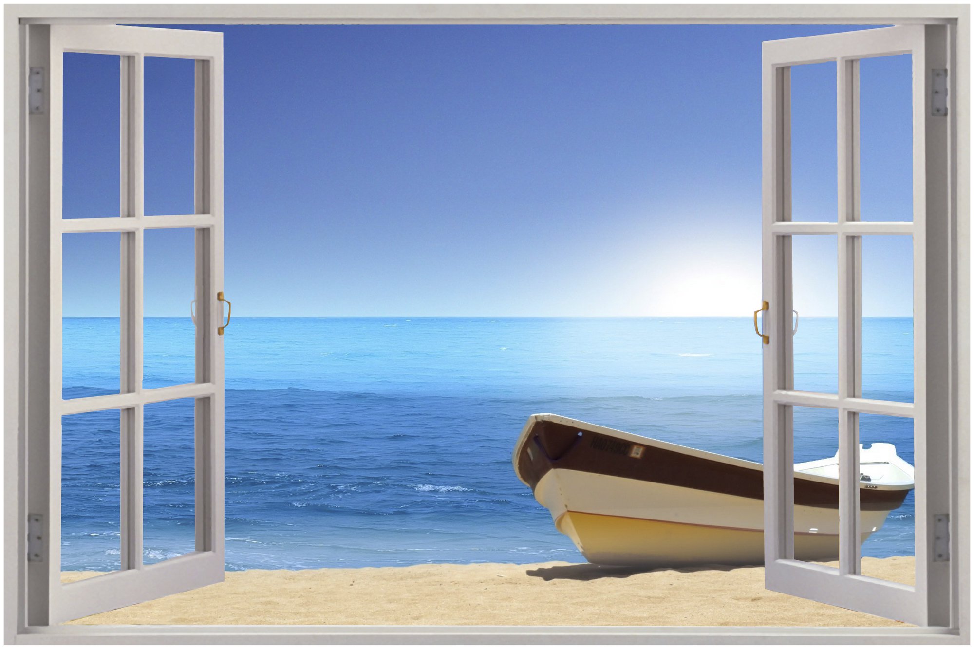 Beach Window Wallpaper - WallpaperSafari