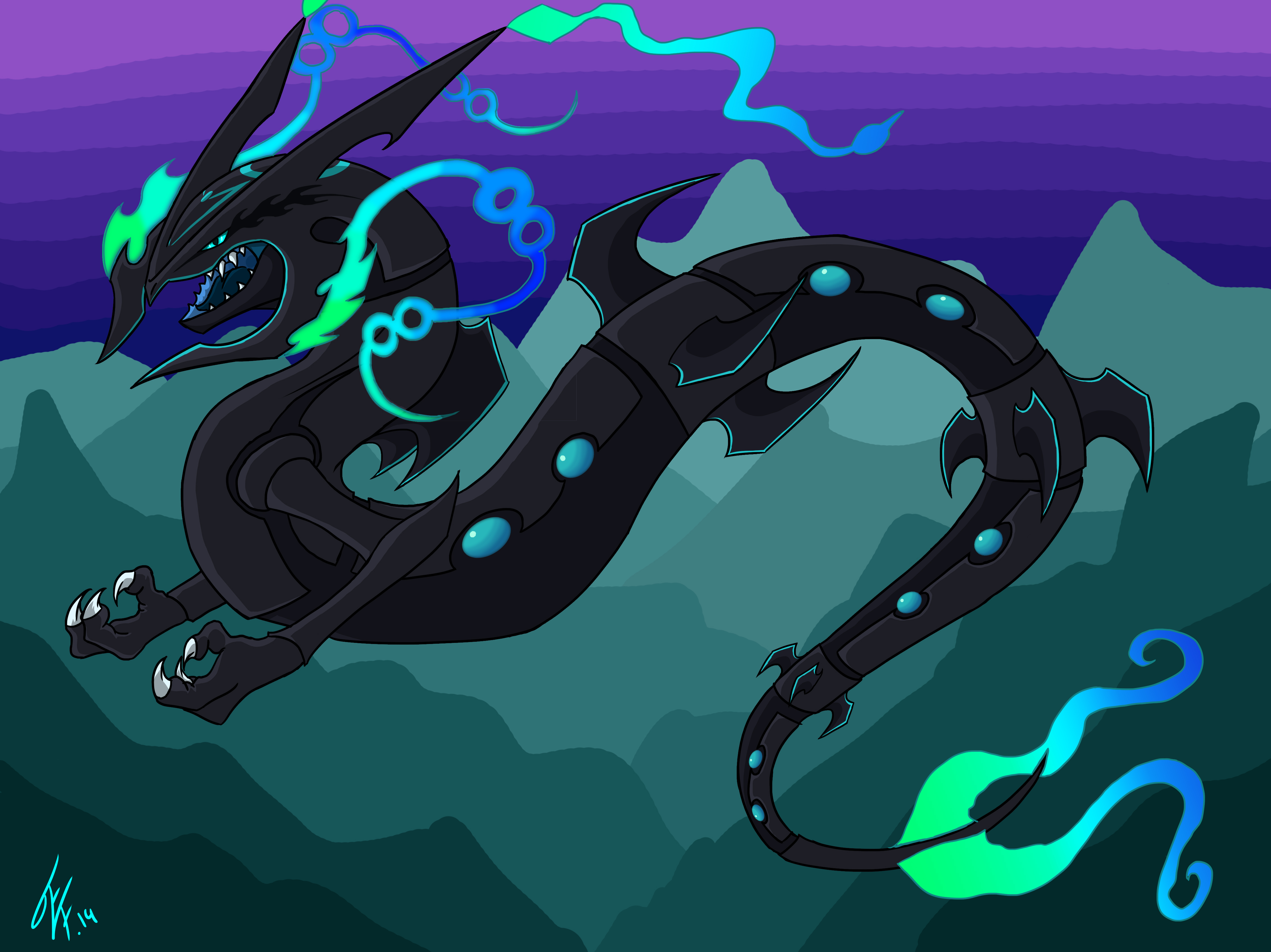 Mega Rayquaza Wallpaper - WallpaperSafari