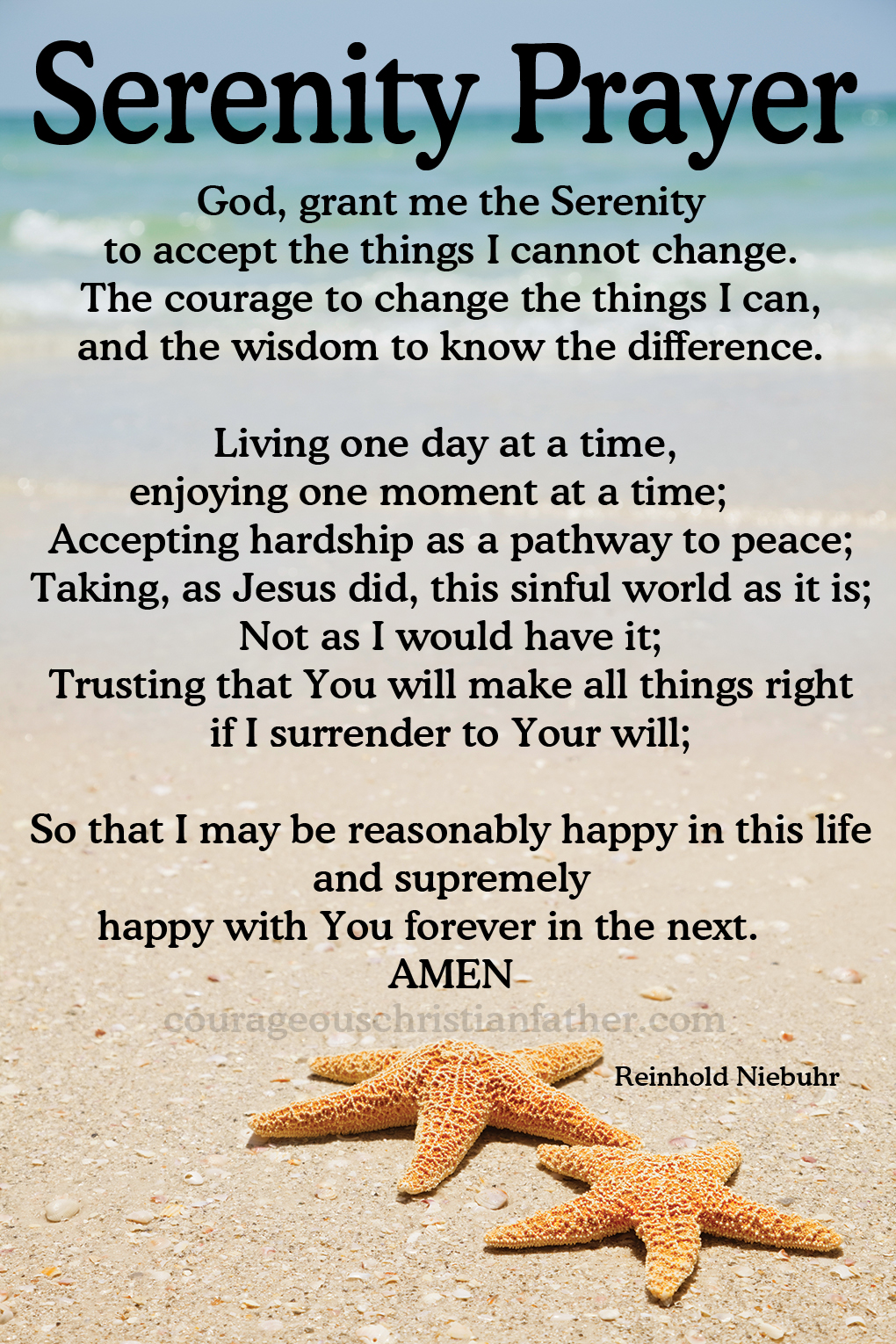 Full Serenity Prayer Wallpaper WallpaperSafari