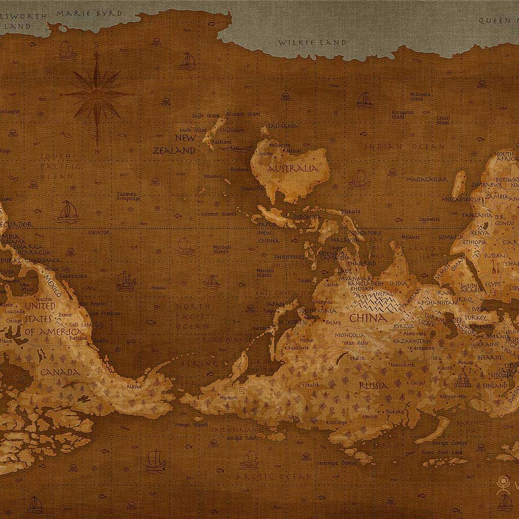 World Map Screensaver Wallpaper Wallpapersafari