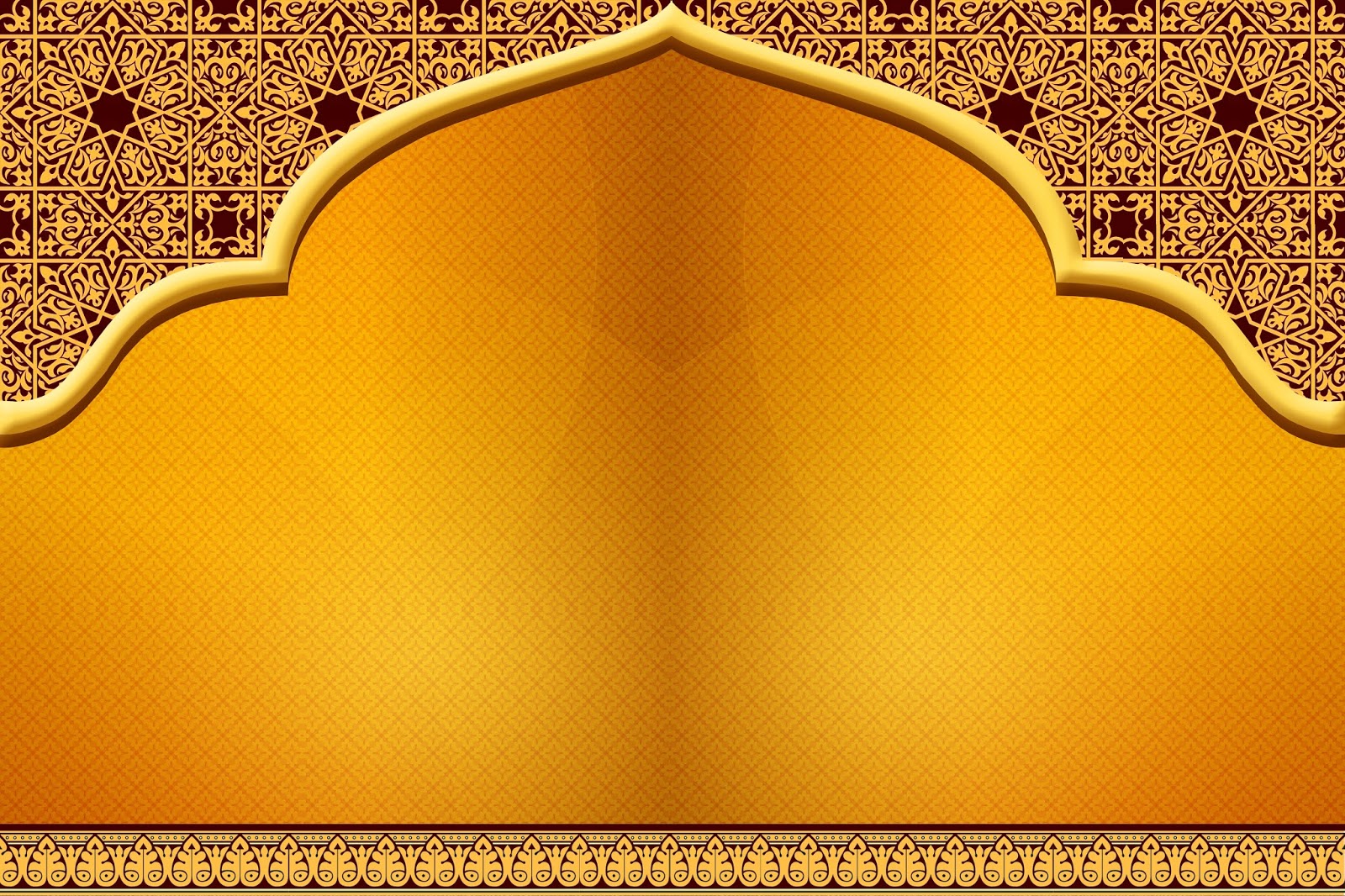 Background Islamic Kuning