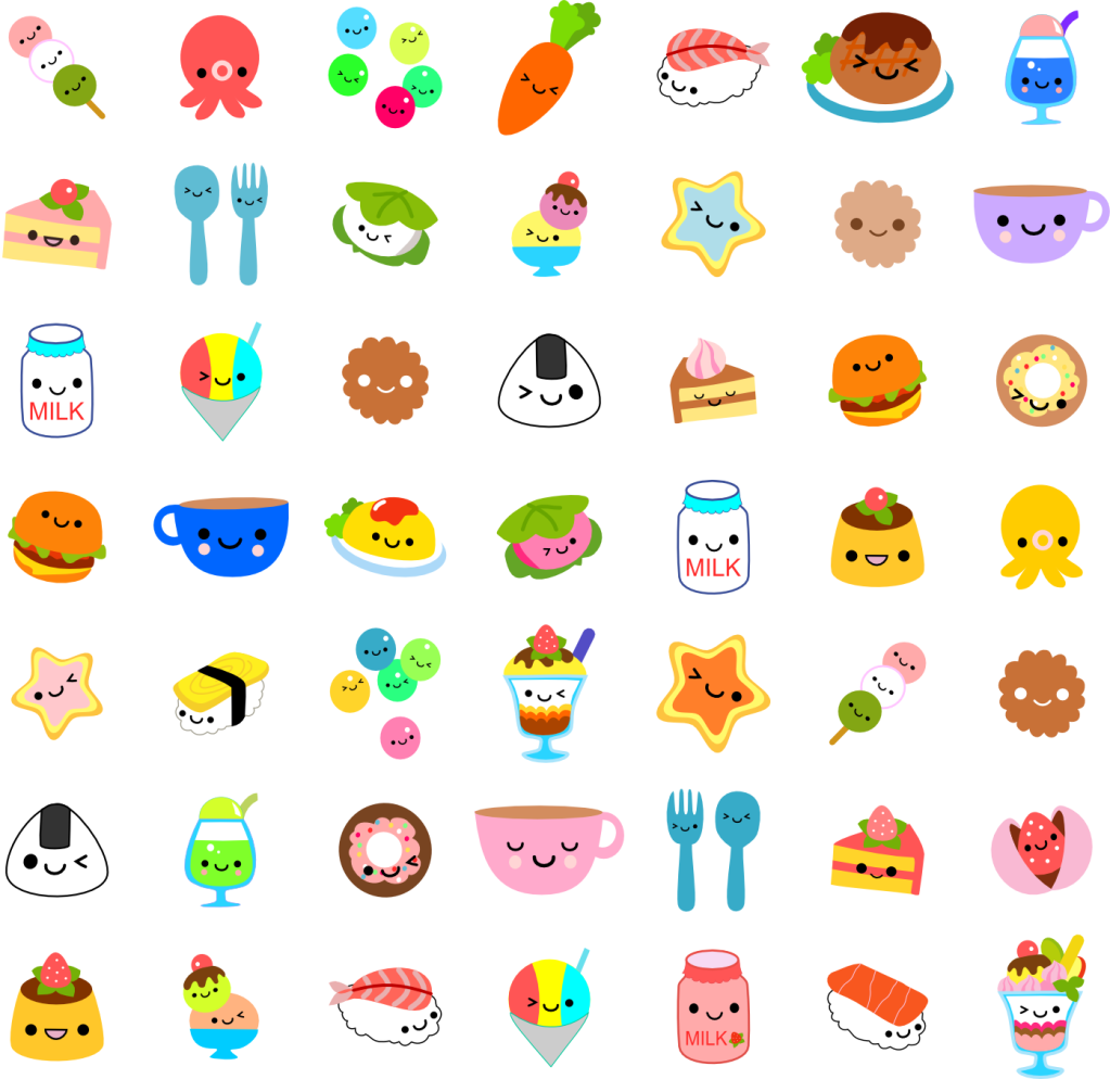Cute Cartoon Food Wallpapers - WallpaperSafari