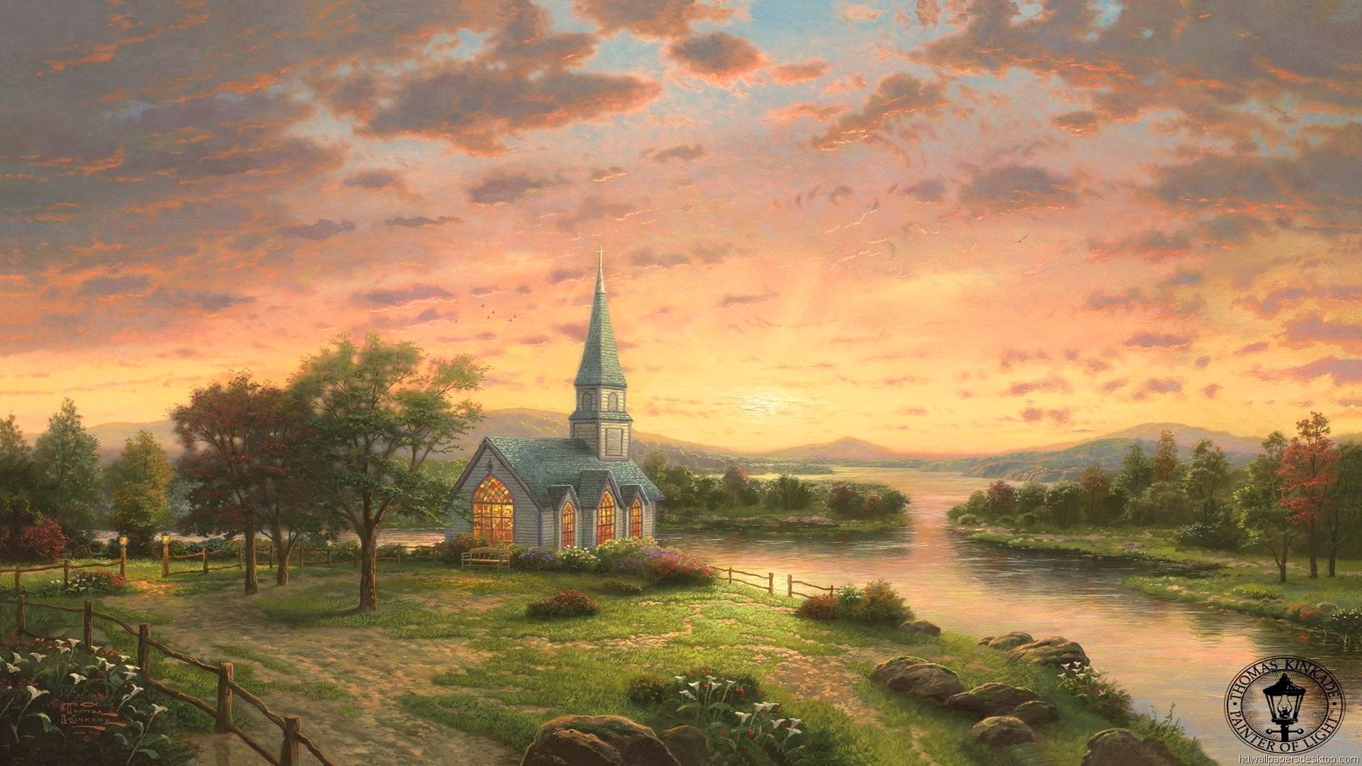 Free Thomas Kinkade Wallpapers For Desktop - WallpaperSafari