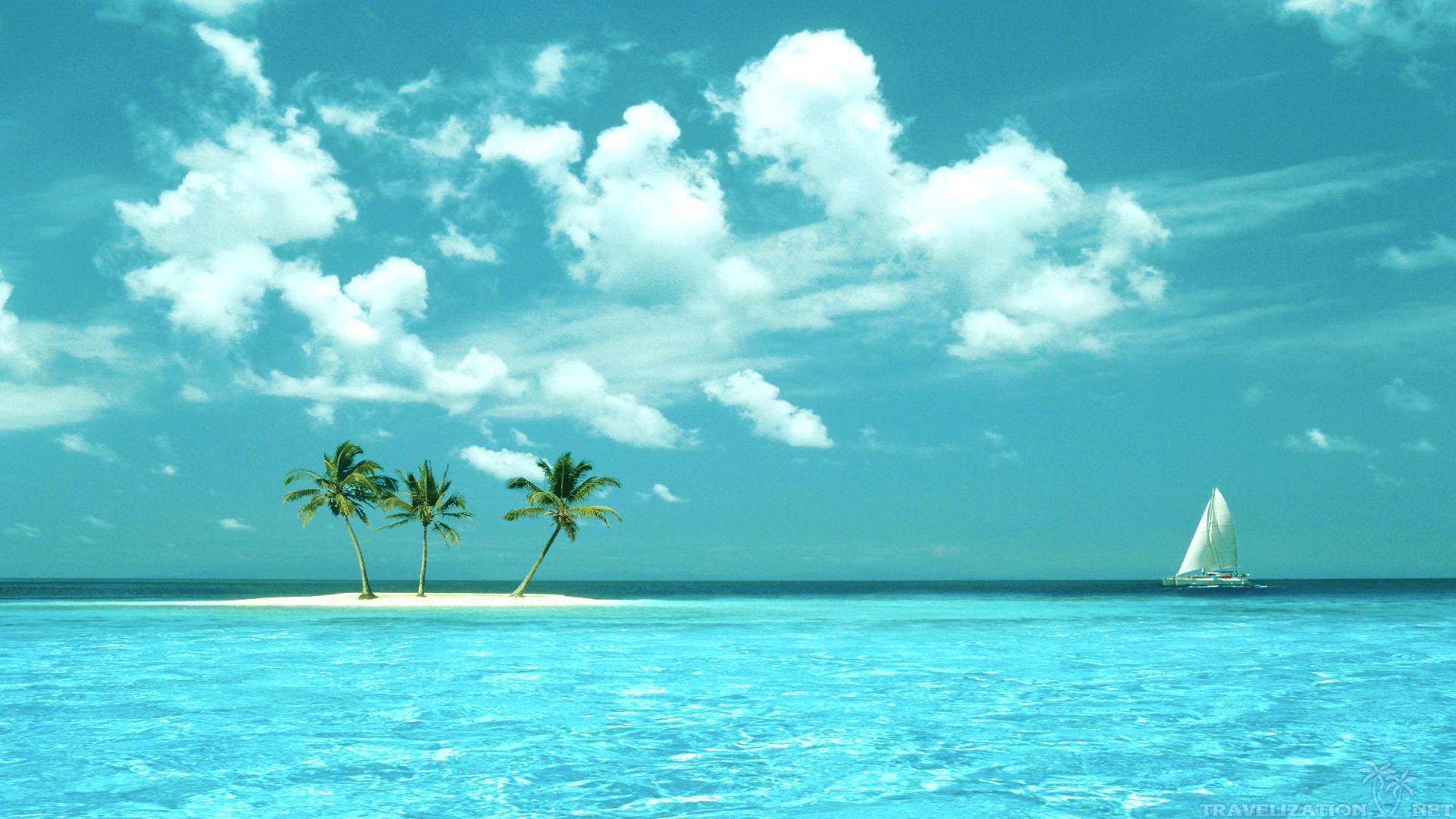 Tropical Island Paradise Wallpaper - WallpaperSafari