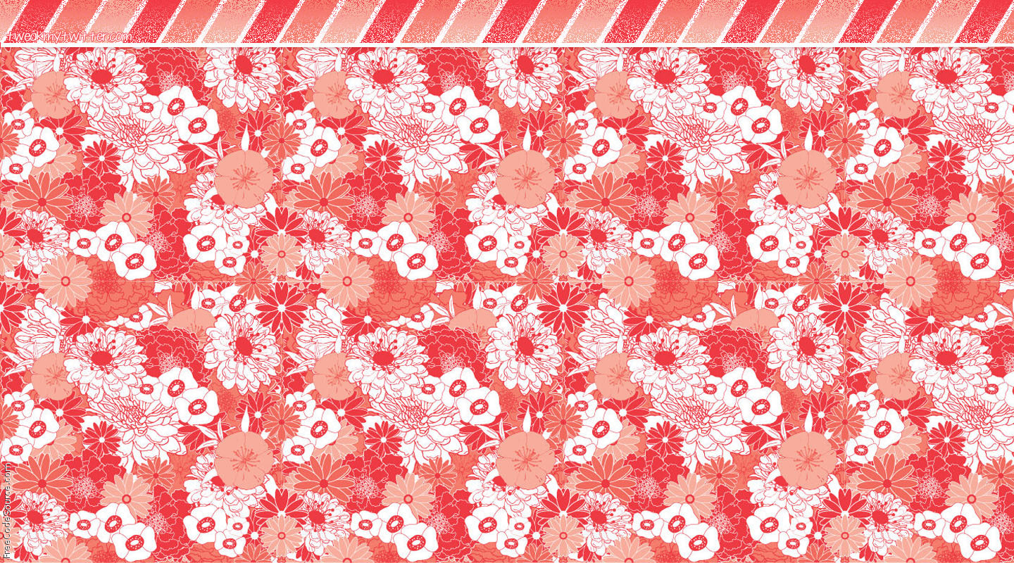 Coral Flowered Wallpaper - WallpaperSafari