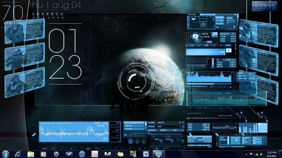 Desktop Theme Windows 7 Vista