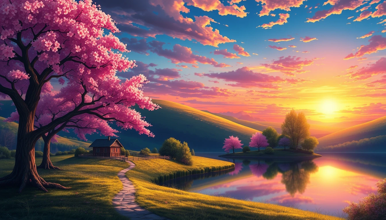 60 Anime Landscape Wallpapers WallpaperSafari