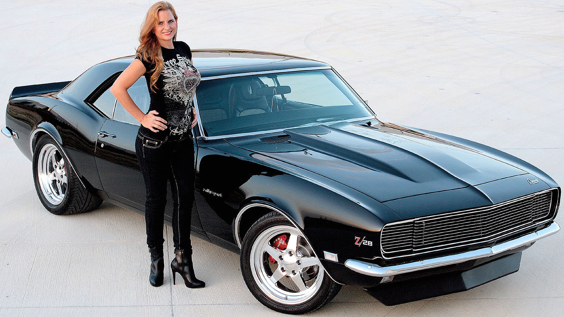 Girls And Muscle Cars Wallpaper Wallpapersafari