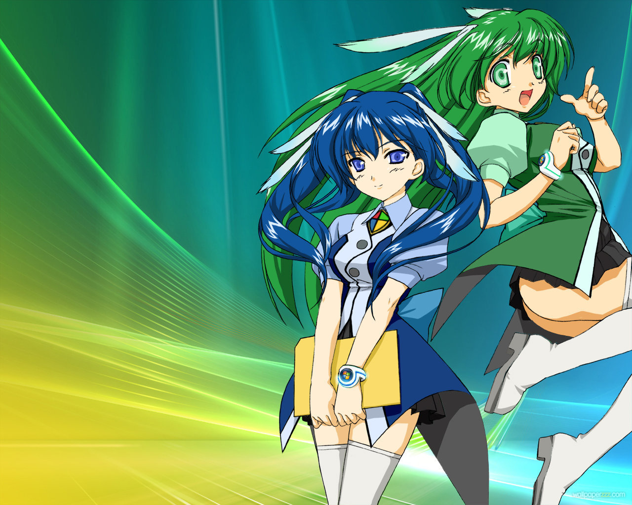 Anime-girls-26 Windows 7 theme by windowsthemes on DeviantArt