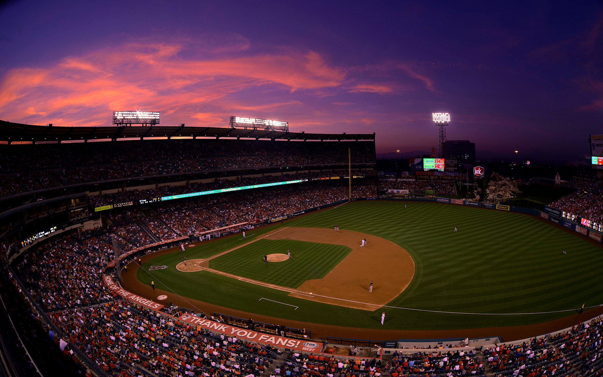 Angels Stadium Wallpaper - WallpaperSafari