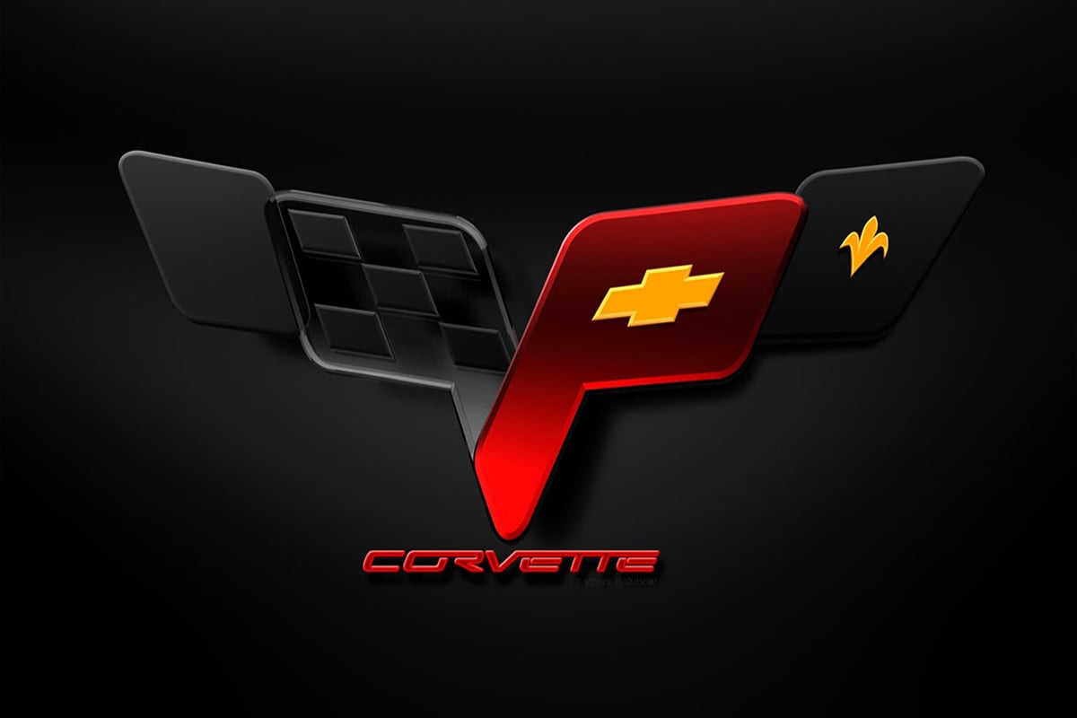 Corvette Logo Wallpaper - WallpaperSafari