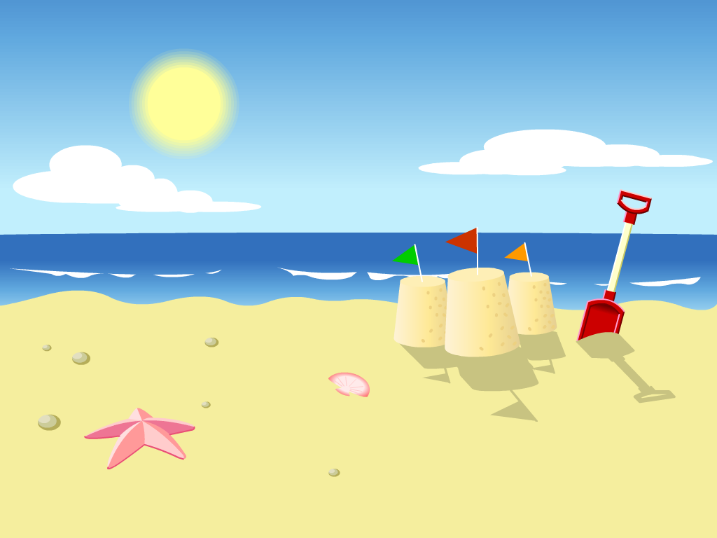 Animated Beach Scene Desktop Wallpaper - WallpaperSafari