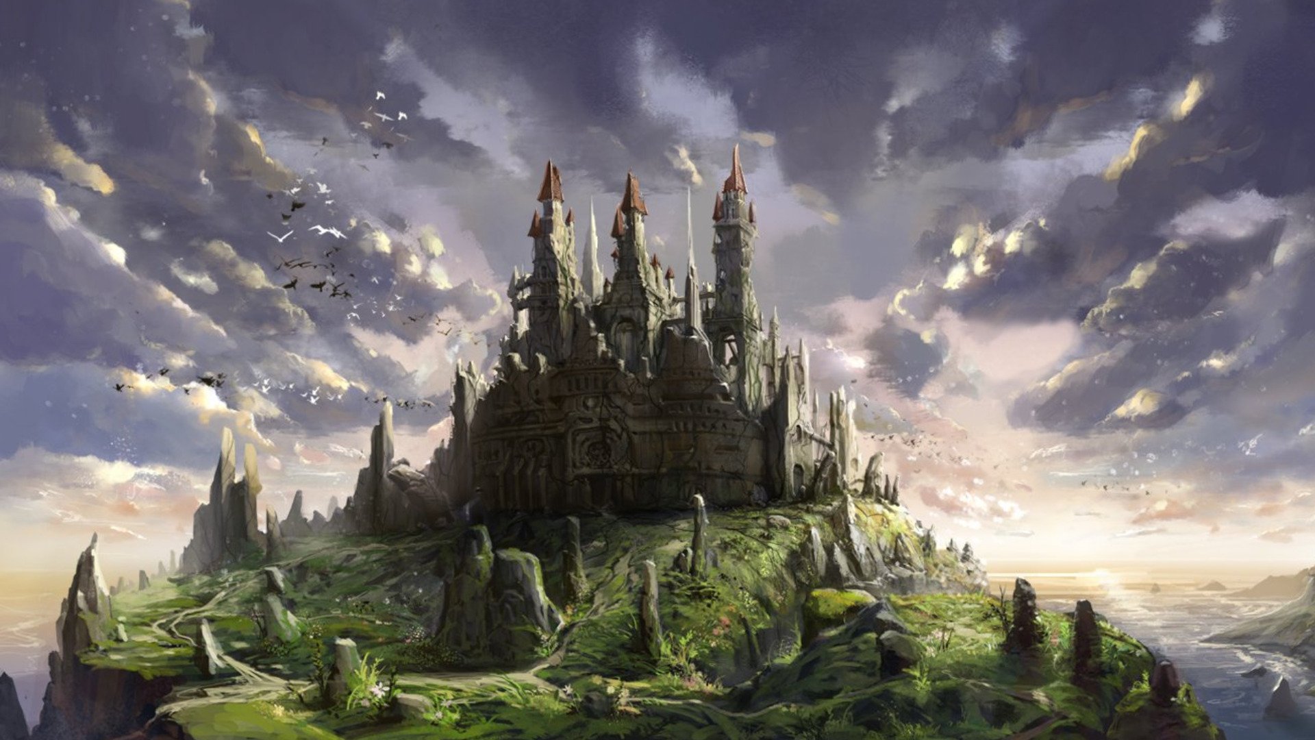 Fantasy Castle Wallpaper HD WallpaperSafari