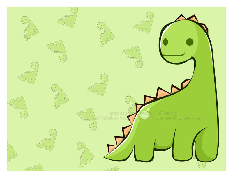 Cute Dinosaur Wallpaper - WallpaperSafari