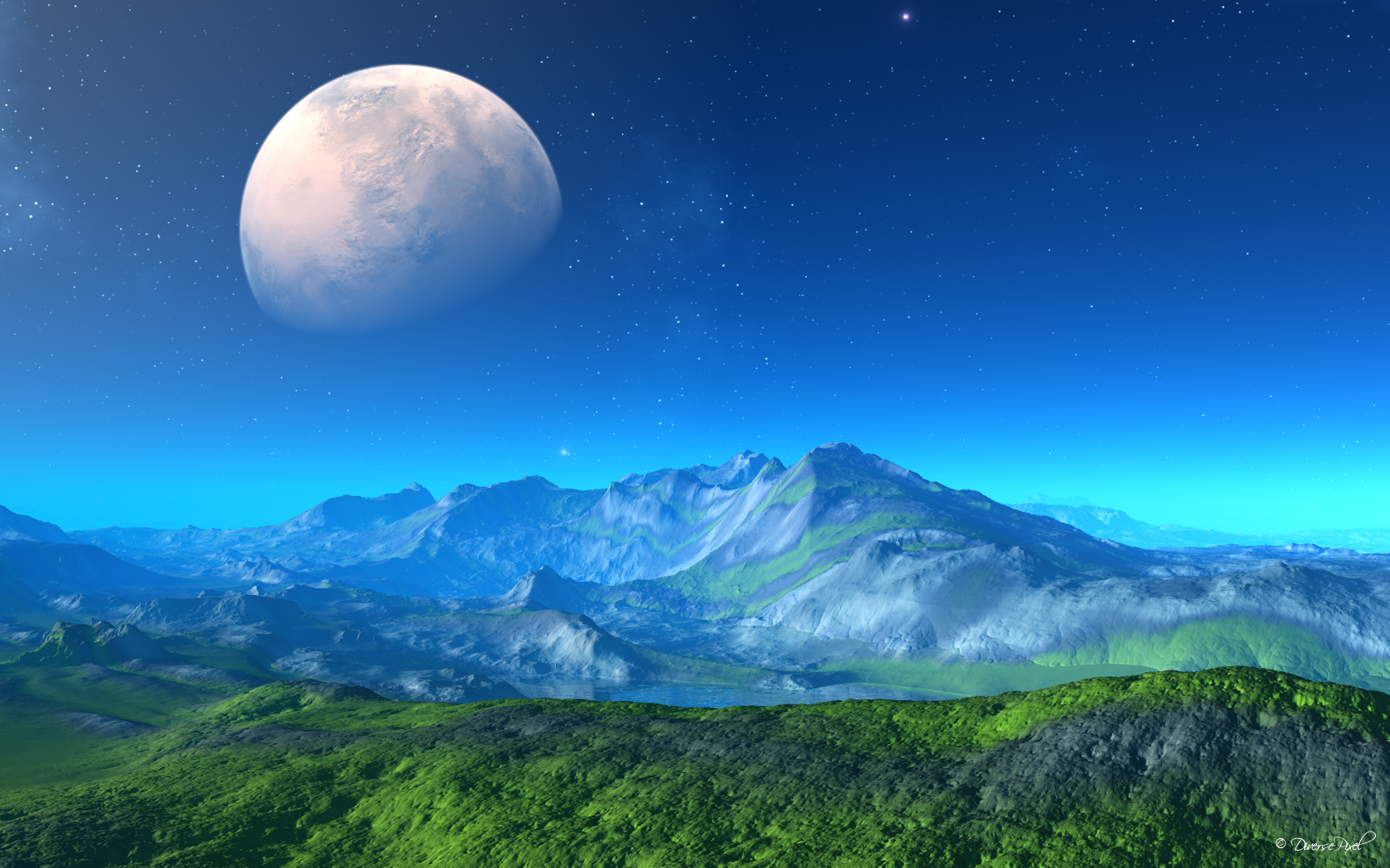 Alien Planet Landscapes Wallpaper - WallpaperSafari