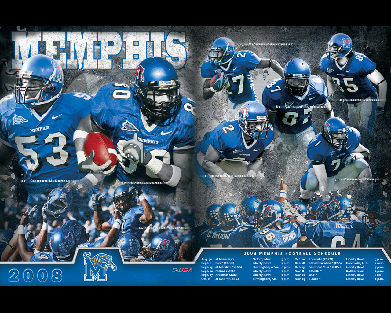 University of Memphis Wallpaper - WallpaperSafari1280 x 1024