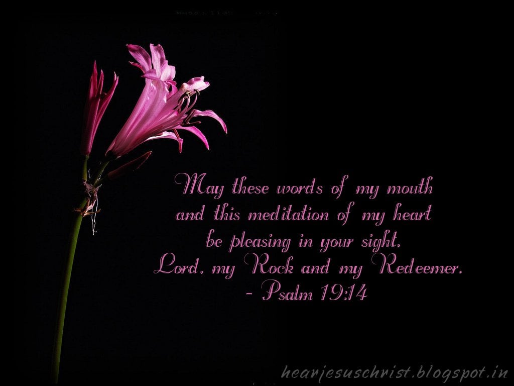 Psalms 19 14 Wallpaper - WallpaperSafari