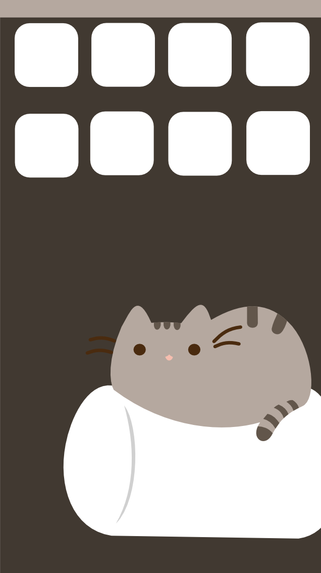 Pusheen The Cat iPhone Wallpaper - WallpaperSafari